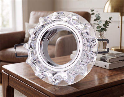 1 Adet CATA CT 6595 Karanfil Led Efektli Dekoratif Cam Spot Kasası GU10 Duy 3200K Gün Işığı