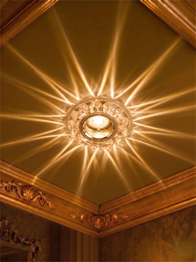 1 Adet CATA CT 6595 Karanfil Led Efektli Dekoratif Cam Spot Kasası GU10 Duy 3200K Gün Işığı