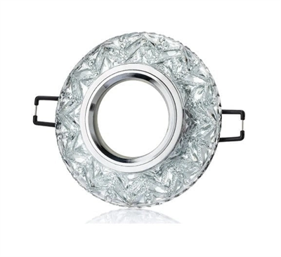 1 Adet CATA CT 6598 Sim Led Efektli Dekoratif Cam Spot Kasası GU10 Duy 3200K Gün Işığı