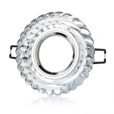 1 Adet CATA CT 6600 Gardenya Led Efektli Dekoratif Cam Spot Kasası GU10 Duy 3200K Gün Işığı