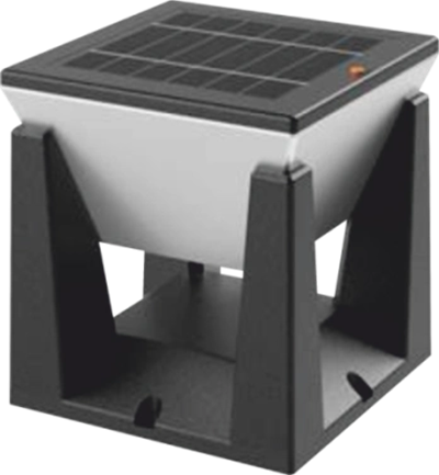 1 Adet CATA CT 7313 Nepal 50W Solar Set Üstü Led Bahçe Armatürü 6500K Beyaz Işık