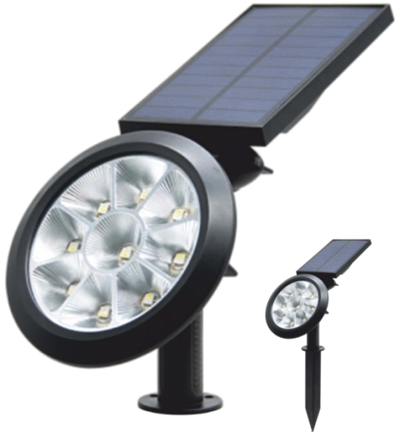 Solar Kazıklı Bahçe Armatürü 18W Amber Işık IP65 Güneş Enerjili Dış Mekan Aydınlatma BX-316751