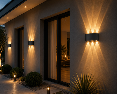 1 Adet CATA CT 8011 Haiti 10W Dış Mekan Led Aplik 3200K Gün Işığı