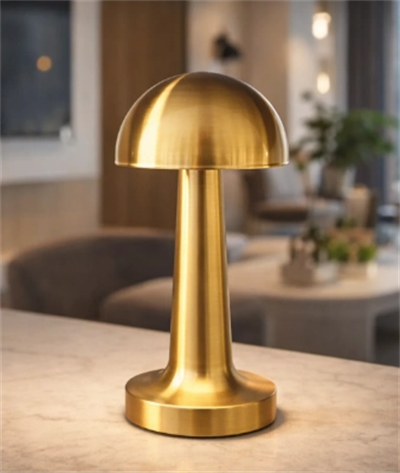 1 Adet CATA CT 8429 Lizbon Gold Kasa Şarjlı Masa Lambası 3 Renk