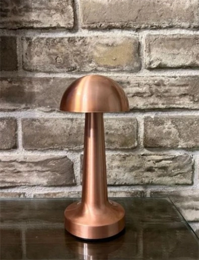 1 Adet CATA CT 8430 Lizbon Bakır Kasa Şarjlı Masa Lambası 3 Renk