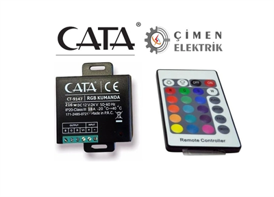 1 Adet CATA CT 9147 18A - 216W Rgb Led Kumandası