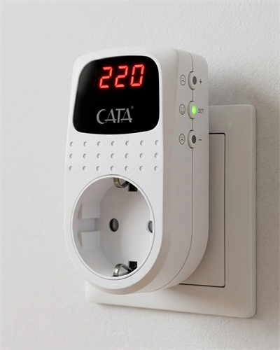 1 Adet CATA CT 9197 Dijital Göstergeli Akım Korumalı Priz 150-280V 4000W