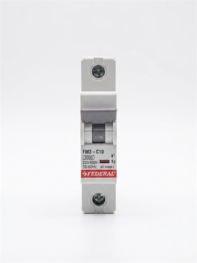 1 Adet FEDERAL 1X10 A C Tipi 3Ka Otomatik Sigorta FM3-C 9EC-C0331-0D10
