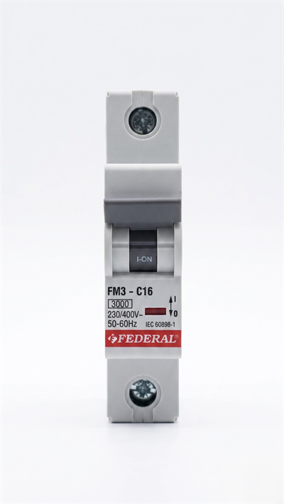 1 Adet FEDERAL 1X16 A C Tipi 3Ka Otomatik Sigorta FM3-C 9EC-C0331-0D16
