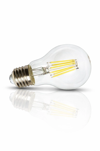 1 Adet KENDAL KES501 Led Rustik Ampul 6W 6500K Beyaz Işık E27 Duy