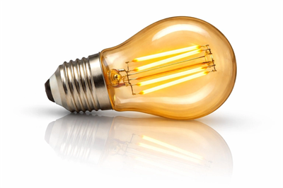 1 Adet KENDAL KES603 Led Rustik Ampul 6W Amber Işık E27 Duy