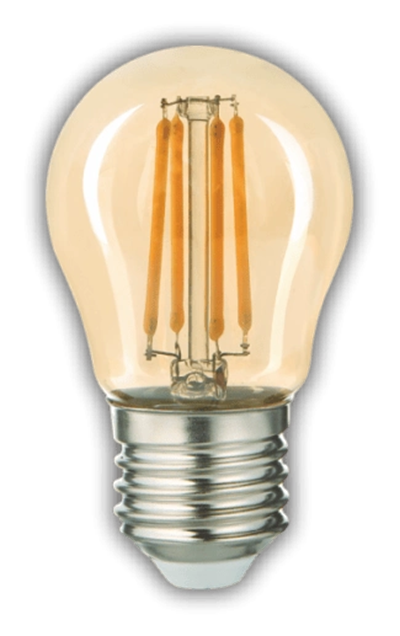 1 Adet KENDAL KES603 Led Rustik Ampul 6W Amber Işık E27 Duy
