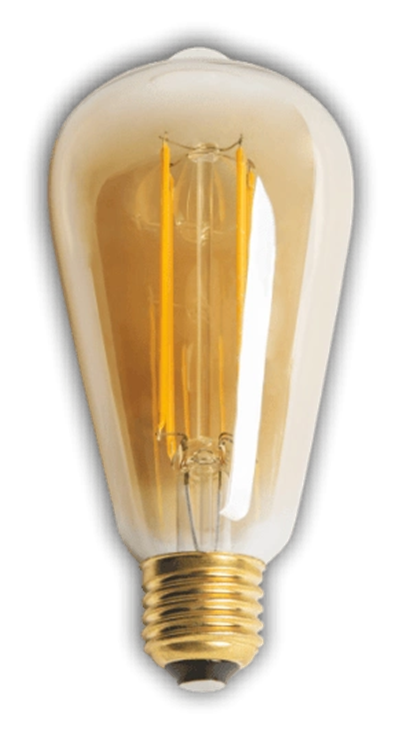 1 Adet KENDAL KES615 Led Rustik Ampul 8W 2700K Gün Işığı E27 Duy