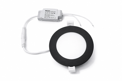 1 Adet NOAS YL10 0601 S Sıva Altı 6W Siyah Kasa Led Spot 3200K Gün Işığı