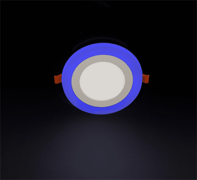 1 Adet NOAS YL11 0600 Sıva Altı 6+3W 3 Fonksiyonlu Yuvarlak Led Spot 6500K Beyaz+Mavi