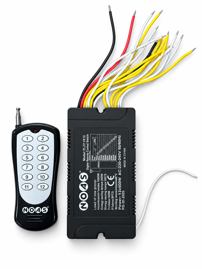 1 Adet NOAS YL27 1012 12X500 W 12 Li Aydınlatma Kumandası