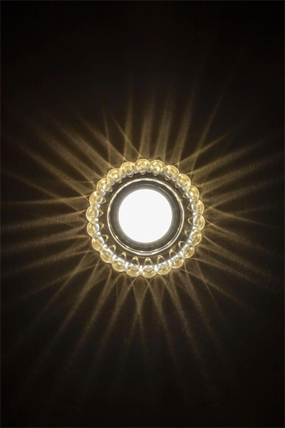 1 Adet NOAS YL65 1667 Geras Led Çerçeveli 4000K Kristal Cam Spot GU10 Duy