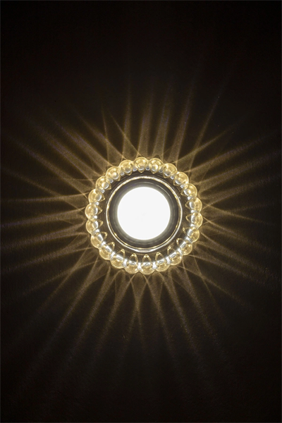 1 Adet NOAS YL65 1667 Geras Led Çerçeveli 4000K Kristal Cam Spot GU10 Duy