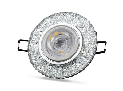 1 Adet NOAS YL65 1677 Hektor Led Çerçeveli 4000K Kristal Cam Spot GU10 Duy