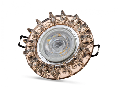 1 Adet NOAS YL65 1687 Podos Led Çerçeveli 4000K Kristal Cam Spot GU10 Duy