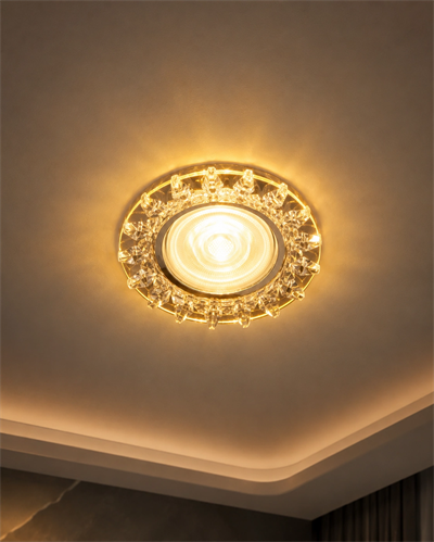 1 Adet NOAS YL65 1687 Podos Led Çerçeveli 4000K Kristal Cam Spot GU10 Duy