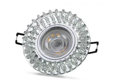 1 Adet NOAS YL65 1727 Troya Led Çerçeveli 4000K Kristal Cam Spot GU10 Duy