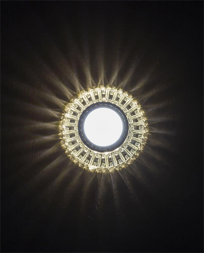 1 Adet NOAS YL65 1727 Troya Led Çerçeveli 4000K Kristal Cam Spot GU10 Duy