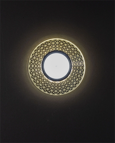 1 Adet NOAS YL65 1767 İris LED Çerçeveli 4000K Yuvarlak Kristal Cam Spot GU10 Duy