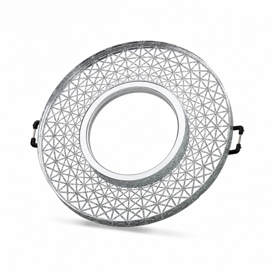 1 Adet NOAS YL65 1767 İris LED Çerçeveli 4000K Yuvarlak Kristal Cam Spot GU10 Duy