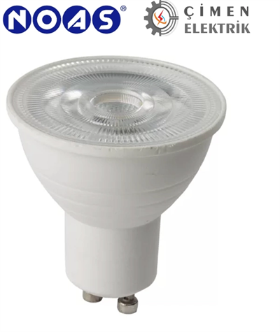 1 Adet NOAS YL91 0702M 7W Mercekli Led Çanak Ampül 3200K Günışığı GU10 Duy