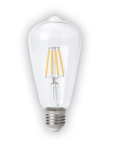 1 Adet NOAS YL92 0131 Flament 4W Led Ampul 6500K Beyaz Işık E27 Duy