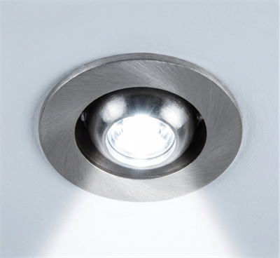 1 Adet NOAS YL94 0101 Satin Kasa 1W Led Spot 6500K Beyaz Işık