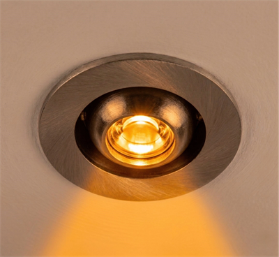 1 Adet NOAS YL94 0106 Satin Kasa 1W Led Spot Amber Işık