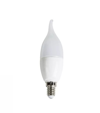 1 Adet NOAS YL96 1701 B 7W Kıvrık Buji Led Ampul 6500K Beyaz Işık E14 Duy