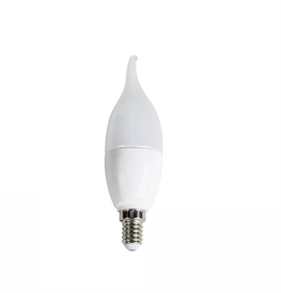 1 Adet NOAS YL96 1702 Kıvrık 7W Buji Led Ampul 3200K Gün Işığı E14 Duy