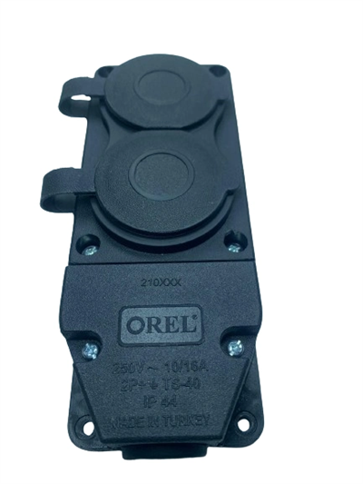 1 Adet Orel 1X16 2 Li Kauçuk Grup Priz 220 V