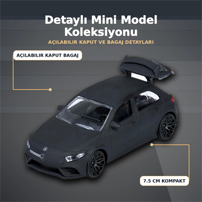 1 Adet Resmi Lisanslı Mini Mercedes-AMG Premium Model Araba - Rastgele Gönderim