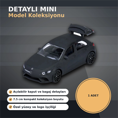 1 Adet Resmi Lisanslı Mini Mercedes-AMG Premium Model Araba - Rastgele Gönderim