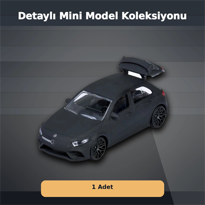 1 Adet Resmi Lisanslı Mini Mercedes-AMG Premium Model Araba - Rastgele Gönderim