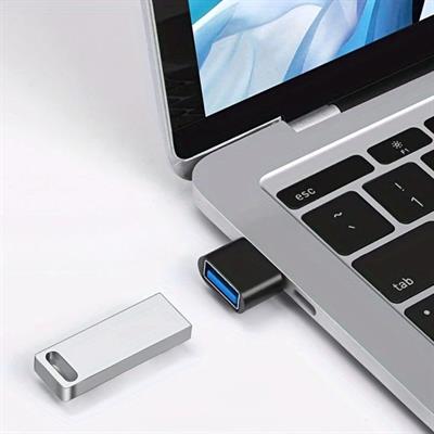1 Adet Usb to Type-C Adaptor Dişi Çevirici Dönüştürücü Adaptör (3936)