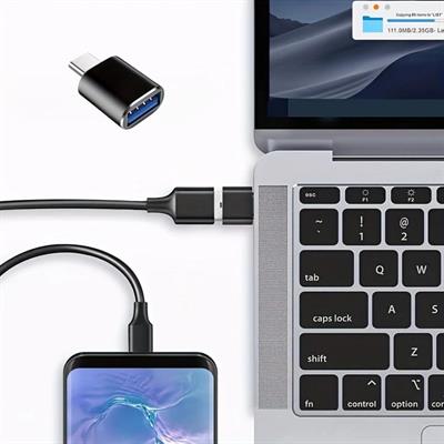 1 Adet Usb to Type-C Adaptor Dişi Çevirici Dönüştürücü Adaptör (3936)