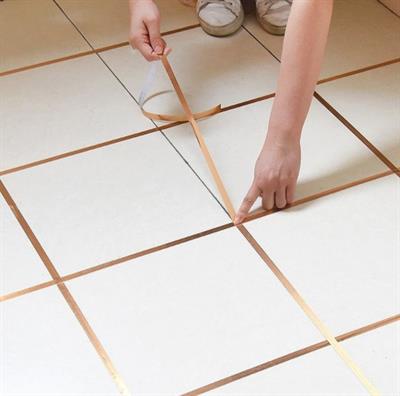 1 cm 50 Metre Gold Fayans Arası Şerit Bant (3936)