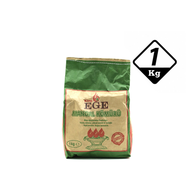 1 kg Mangal Kömürü - Çıra Hediyeli - Meşe Kömürü