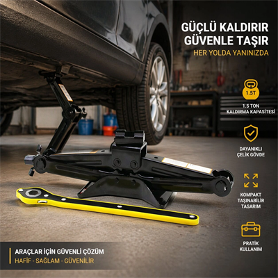 1.5 Ton - Cırcır Kollu Kriko Bx40