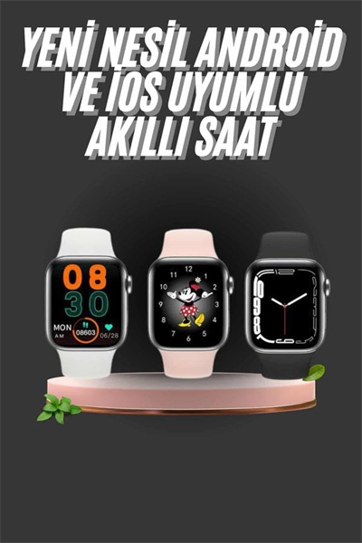 1.83 İnç Akıllı Saat Android ve İOS Uyumlu Çağrı Cevaplayabilen Adımsayar GPS Takibi