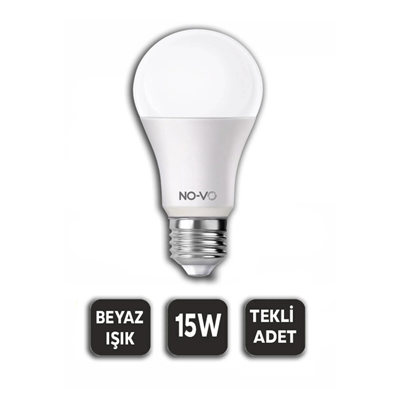 10 Adet 15w Beyaz Led Ampul 1200lm 6500k 15.000 Saat Ömür Bx40