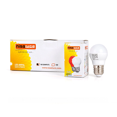 10 Adet 1w E27 Beyaz Yuvarlak Gece Lambası Led Ampul Bx40