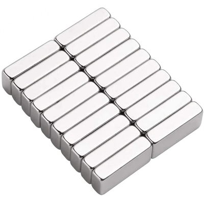 10 Adet 20x10x5 mm Neodyum Magnet N35 Güçlü Mıknatıs Köşeli ve Dayanıklı Nikel Kaplama