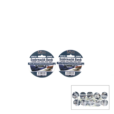 10 Adet 38mmx3mt Su Sızdırmaz Bant Beyaz Bx40