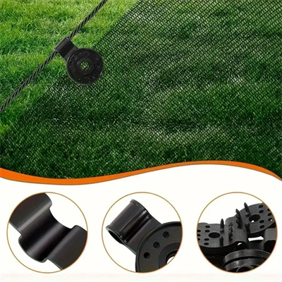 10 Adet Güneşlik Filesi Sabitleme Klipsleri, Gölgelik Bezi Ve Brandalar İçin Dayanıklı Plastik Kelepçe Kancaları Bx40